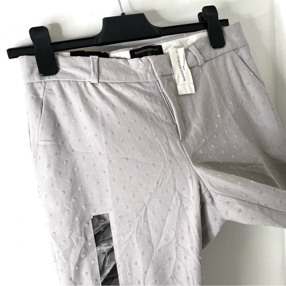 Banana Republic Avery Grey Straight Leg Pants NWT - Picture 3 of 8